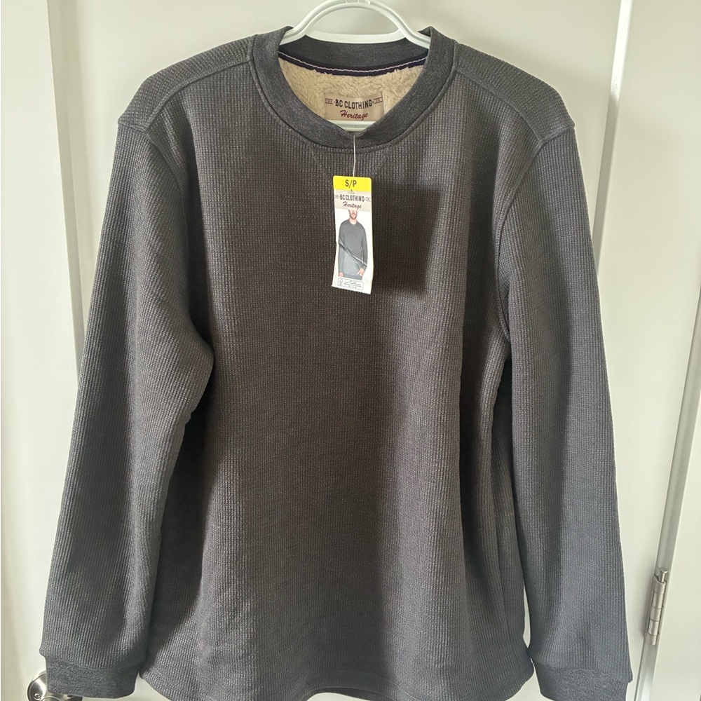 The B.C. Clothing Co Heritage Black Long Sleeve Crewneck Sweater